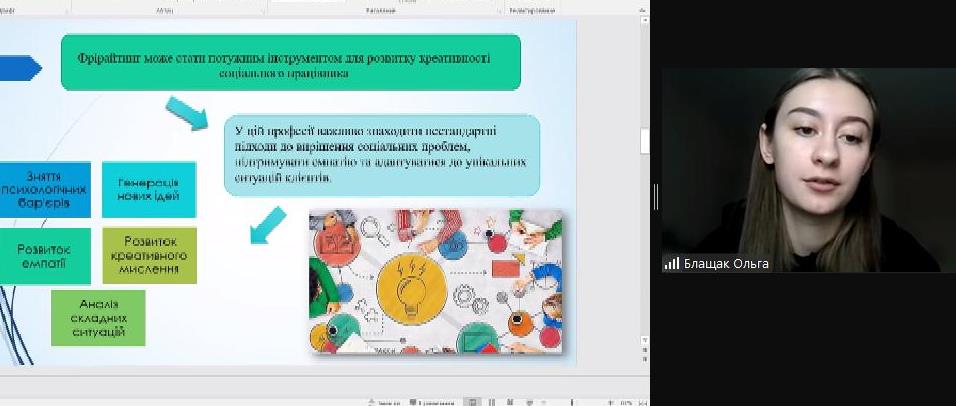 Виступ Ольги Блащак